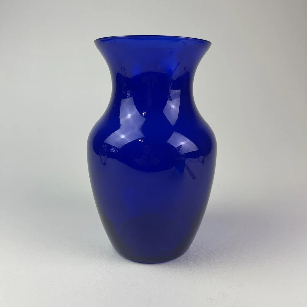 Blue Glass Vase 8